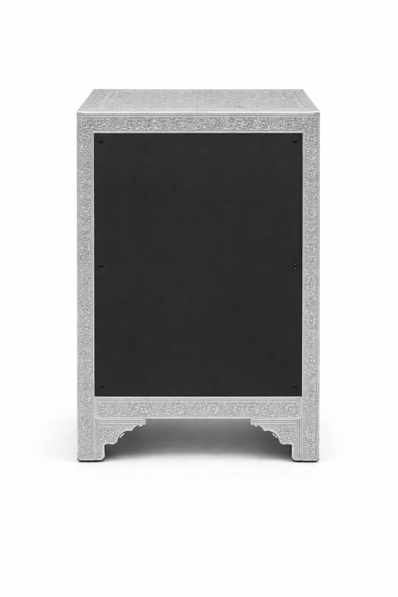 HLHF Embossed Metal Table Occasional Furniture Store Burlington Ontario Near Me 