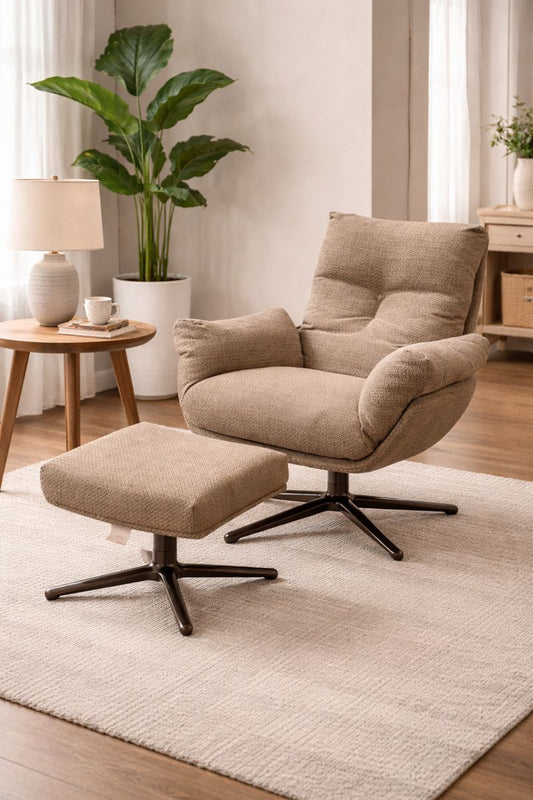 HLHF Contour Chair & Ottoman Accent Chairs Furniture Store Burlington Ontario Near Me 