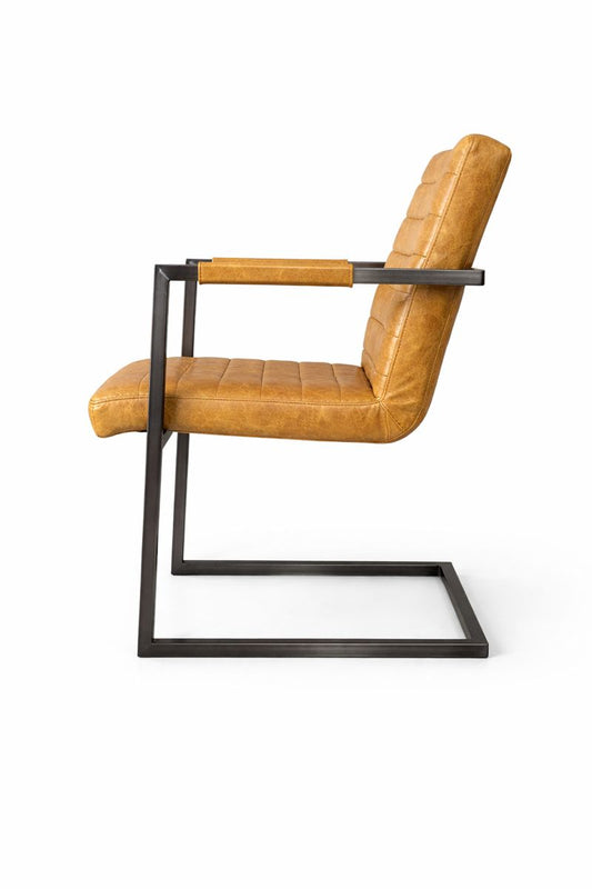 HLHF Addison Leather Arm Chair Accent Chairs, Dining Furniture Store Burlington Ontario Near Me 