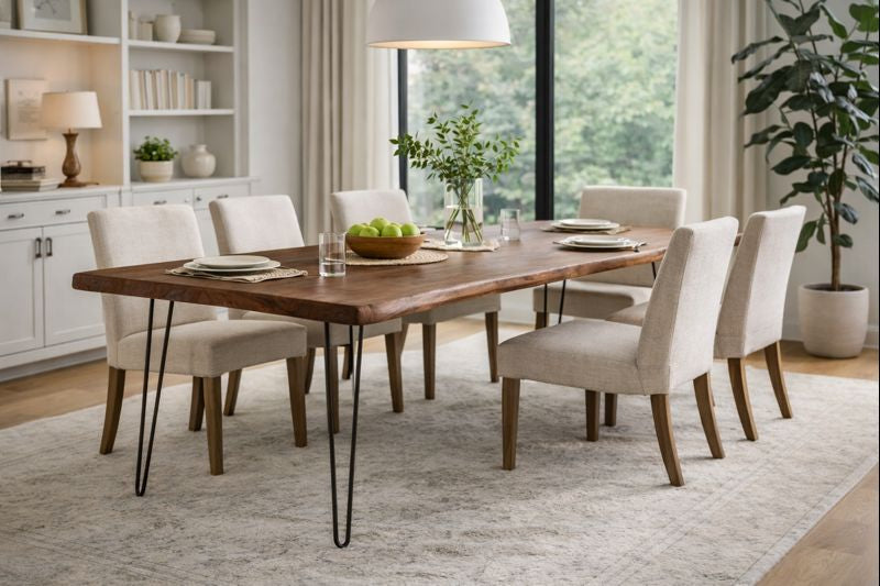 HLHF Vail Live Edge Dining Table Dining Furniture Store Burlington Ontario Near Me 