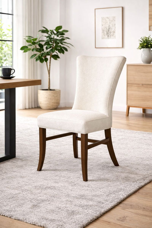 HLHF Winged Boucle Fabric Dining Chair Dining Furniture Store Burlington Ontario Near Me 