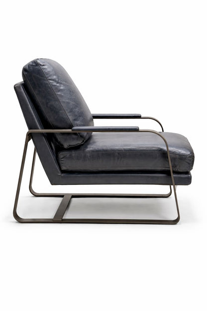 HLHF Tinny Leather Accent Chair - FLOOR MODEL Accent Chairs, Living, Sale Furniture Store Burlington Ontario Near Me 