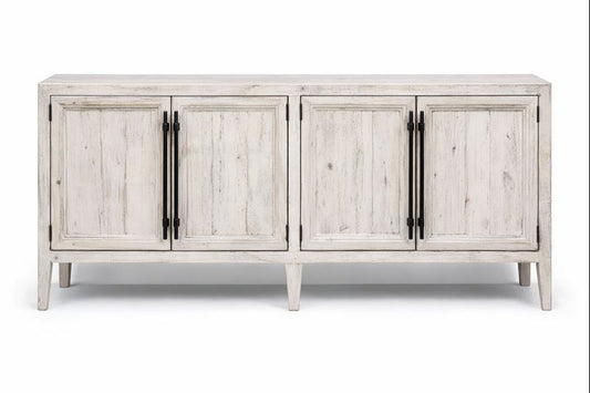 HLHF Colony 4 Door Console - Black & White New Arrivals, Occasional, Sideboards & Buffets Furniture Store Burlington Ontario Near Me 