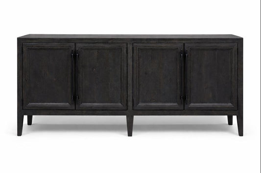 HLHF Colony 4 Door Console - Distressed Black New Arrivals, Occasional, Sideboards & Buffets Furniture Store Burlington Ontario Near Me 