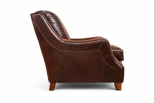 HLHF Sandcherry Leather Chair Accent Chairs, Living, Sale Furniture Store Burlington Ontario Near Me 