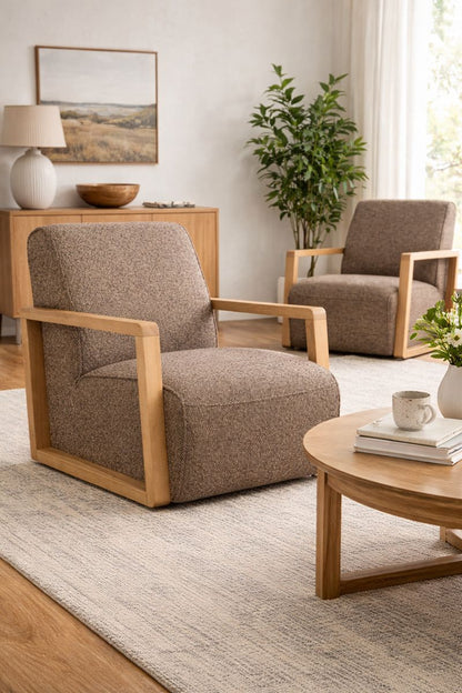 HLHF Turner Fabric Swivel Chair Accent Chairs, Living Furniture Store Burlington Ontario Near Me 