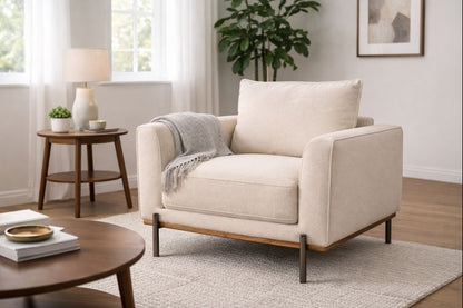 HLHF Mellow Ivory Accent Chair Accent Chairs, New Arrivals Furniture Store Burlington Ontario Near Me 