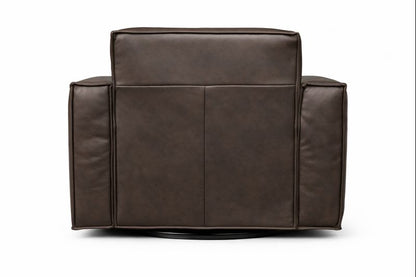 HLHF W1372 Leather Swivel Chair - Oslo Mountain Accent Chairs, Living, New Arrivals Furniture Store Burlington Ontario Near Me 