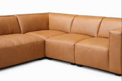 HLHF Oslo Antelope Leather Sectional Living Furniture Store Burlington Ontario Near Me 