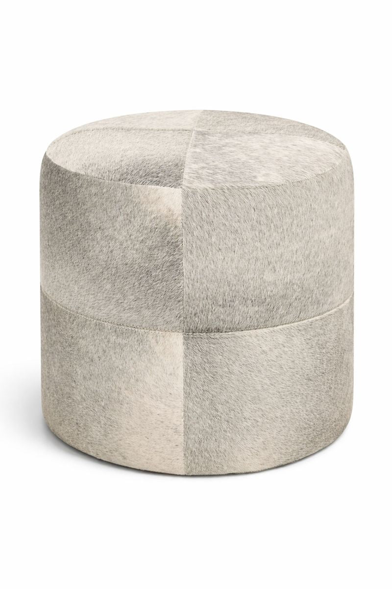 HLHF Natural Cowhide Ottoman Accessories, Living Furniture Store Burlington Ontario Near Me 