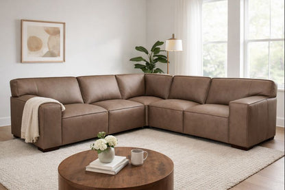 HLHF Maestro Capulus Leather Sectional Living, New Arrivals Furniture Store Burlington Ontario Near Me 