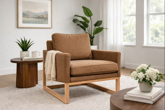 HLHF Vesper Tobacco Chair Accent Chairs, Living, New Arrivals Furniture Store Burlington Ontario Near Me 