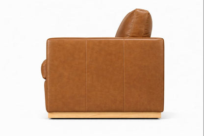 HLHF Club Swivel Accent Chair - Whiskey Tan Accent Chairs, Living Furniture Store Burlington Ontario Near Me 