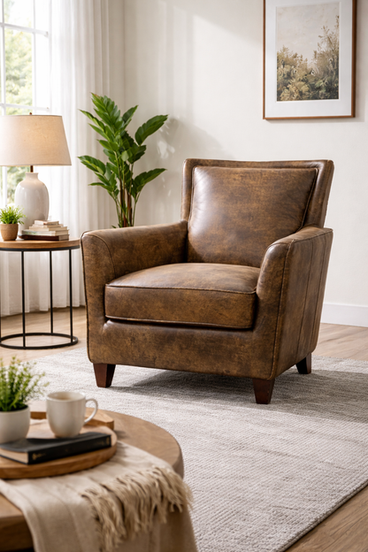 HLHF Bonanza Dark Brown Chair Accent Chairs, Living, Sale Furniture Store Burlington Ontario Near Me 