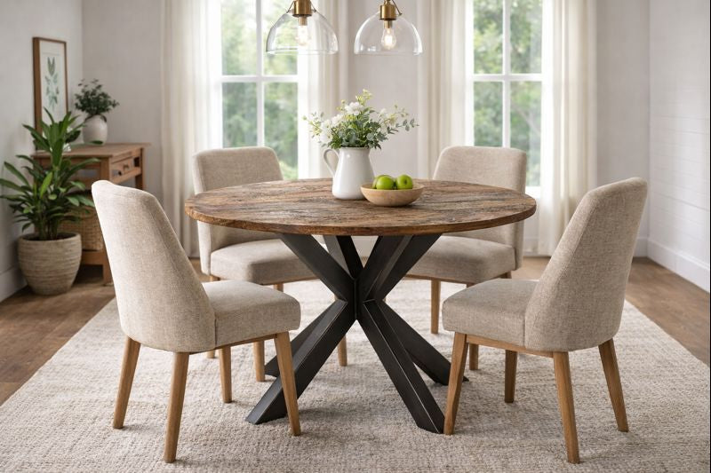 HLHF Rapallo Round Dining Table Dining Furniture Store Burlington Ontario Near Me 