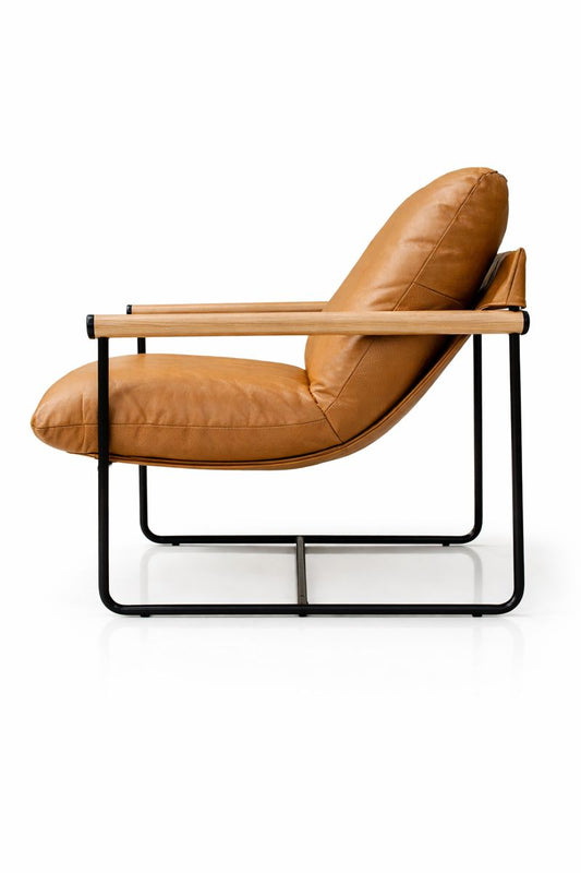 HLHF Launch Leather Accent Chair Accent Chairs Furniture Store Burlington Ontario Near Me 