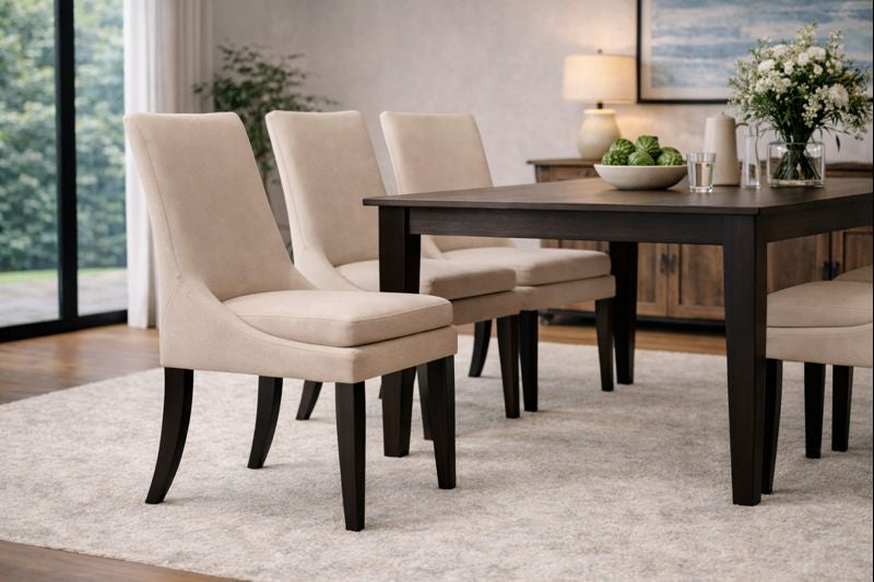 HLHF Modern Parsons Dining Chair - Linen Dining Furniture Store Burlington Ontario Near Me 