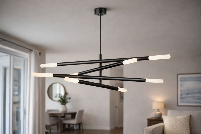 HLHF Wick Chandelier Lighting Furniture Store Burlington Ontario Near Me 