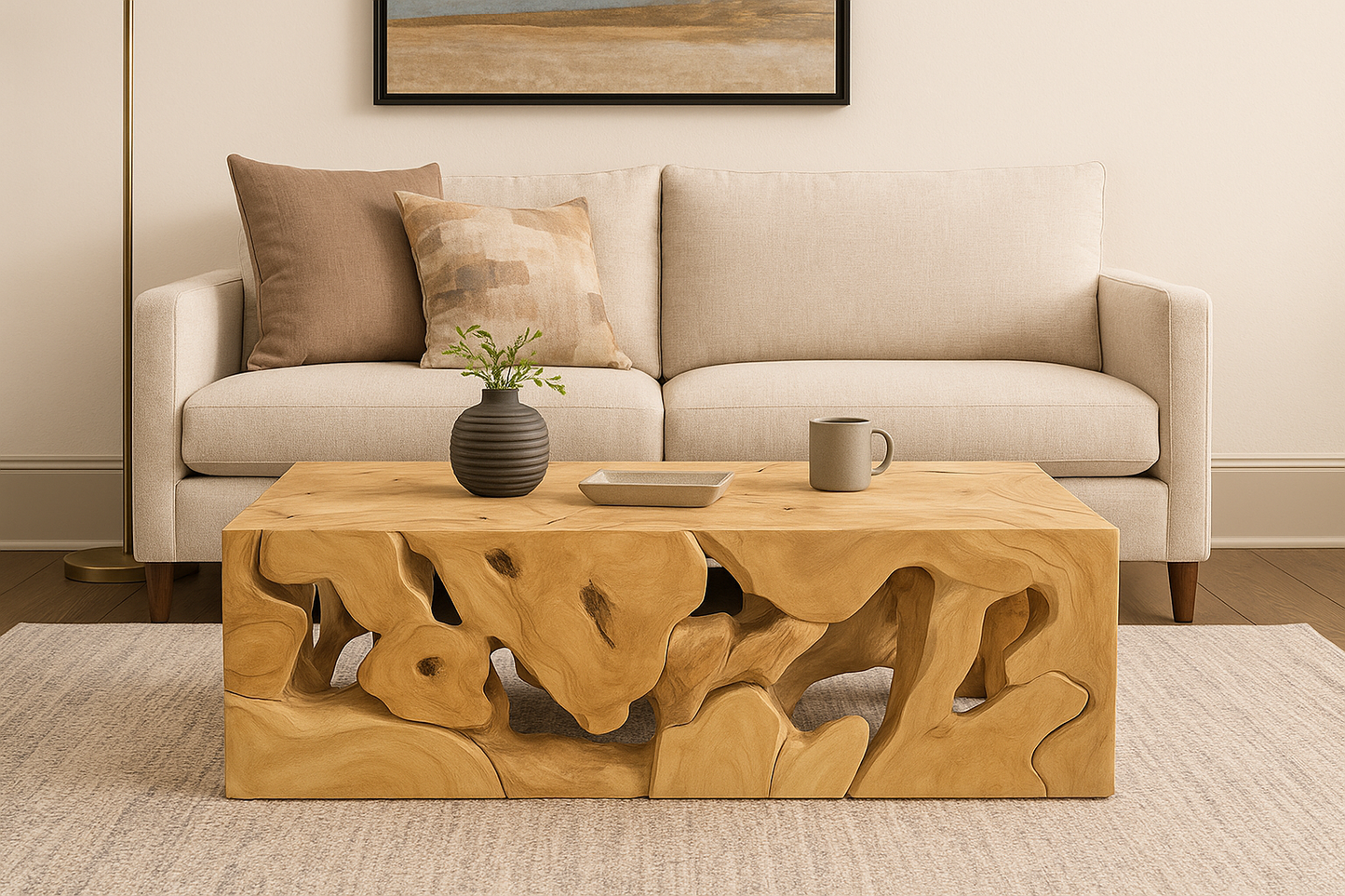 HLHF Bleached Flow Coffee Table x Grey Home Grey Home, Living, New Arrivals, Occasional Furniture Store Burlington Ontario Near Me 