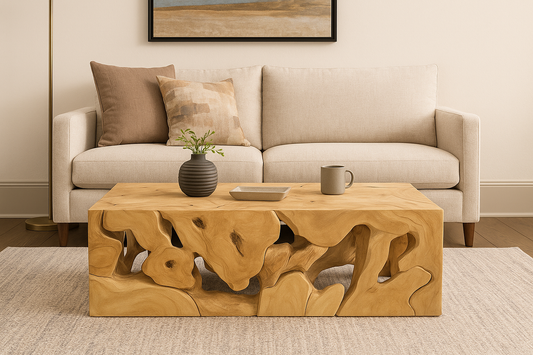 HLHF Bleached Flow Coffee Table x Grey Home Grey Home, Living, New Arrivals, Occasional Furniture Store Burlington Ontario Near Me 
