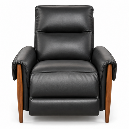 HLHF 6069 Black Leather Electric Motion Recliner Accent Chairs, Living, New Arrivals Furniture Store Burlington Ontario Near Me 