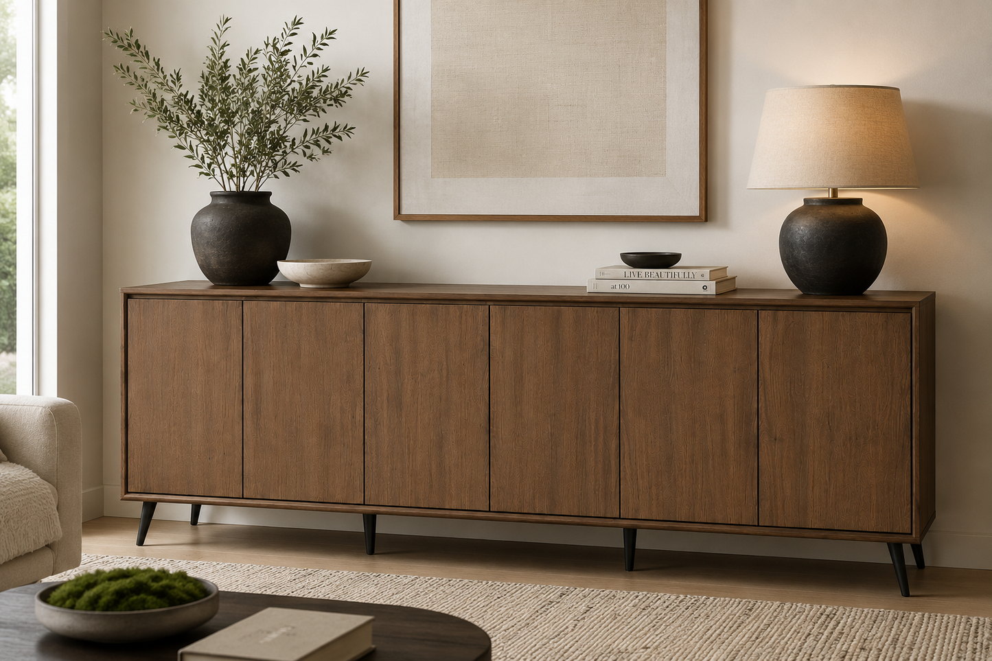 HLHF Evora Sideboard - LONG Sideboards & Buffets Furniture Store Burlington Ontario Near Me 