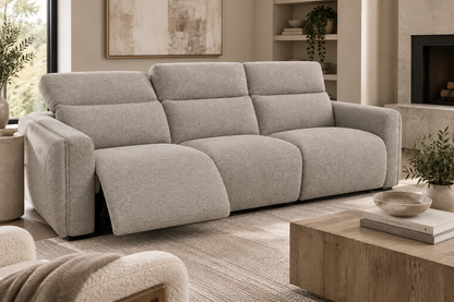 HLHF Tasmin Earth Electric Motion 3 Piece Sofa Living, New Arrivals Furniture Store Burlington Ontario Near Me 