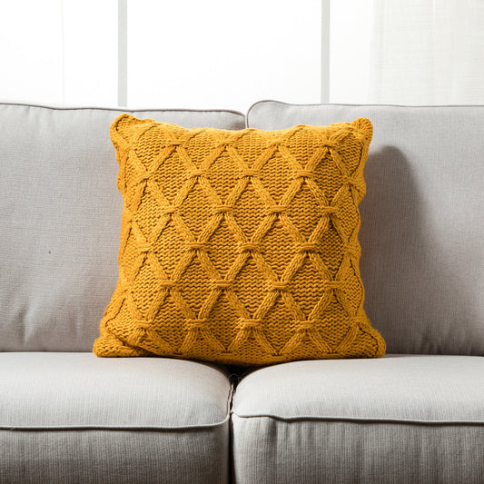 HLHF Cable Knit Pillow Accessories Furniture Store Burlington Ontario Near Me 
