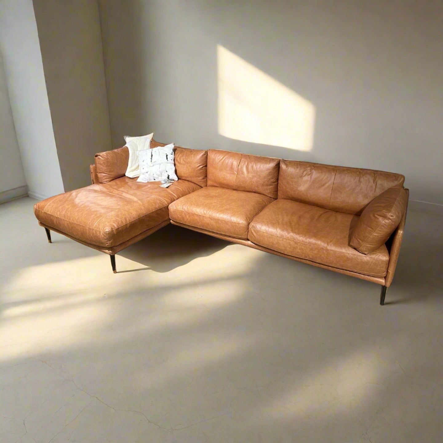 HLHF Novel Leather Sectional Living Furniture Store Burlington Ontario Near Me 