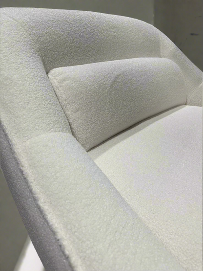 HLHF Amara Pearl Boucle Swivel Chair Accent Chairs, New Arrivals Furniture Store Burlington Ontario Near Me 