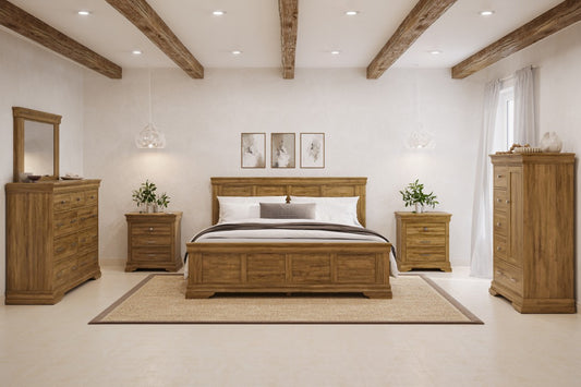 HLHF Louis Rustique Collection Bedroom, New Arrivals Furniture Store Burlington Ontario Near Me 