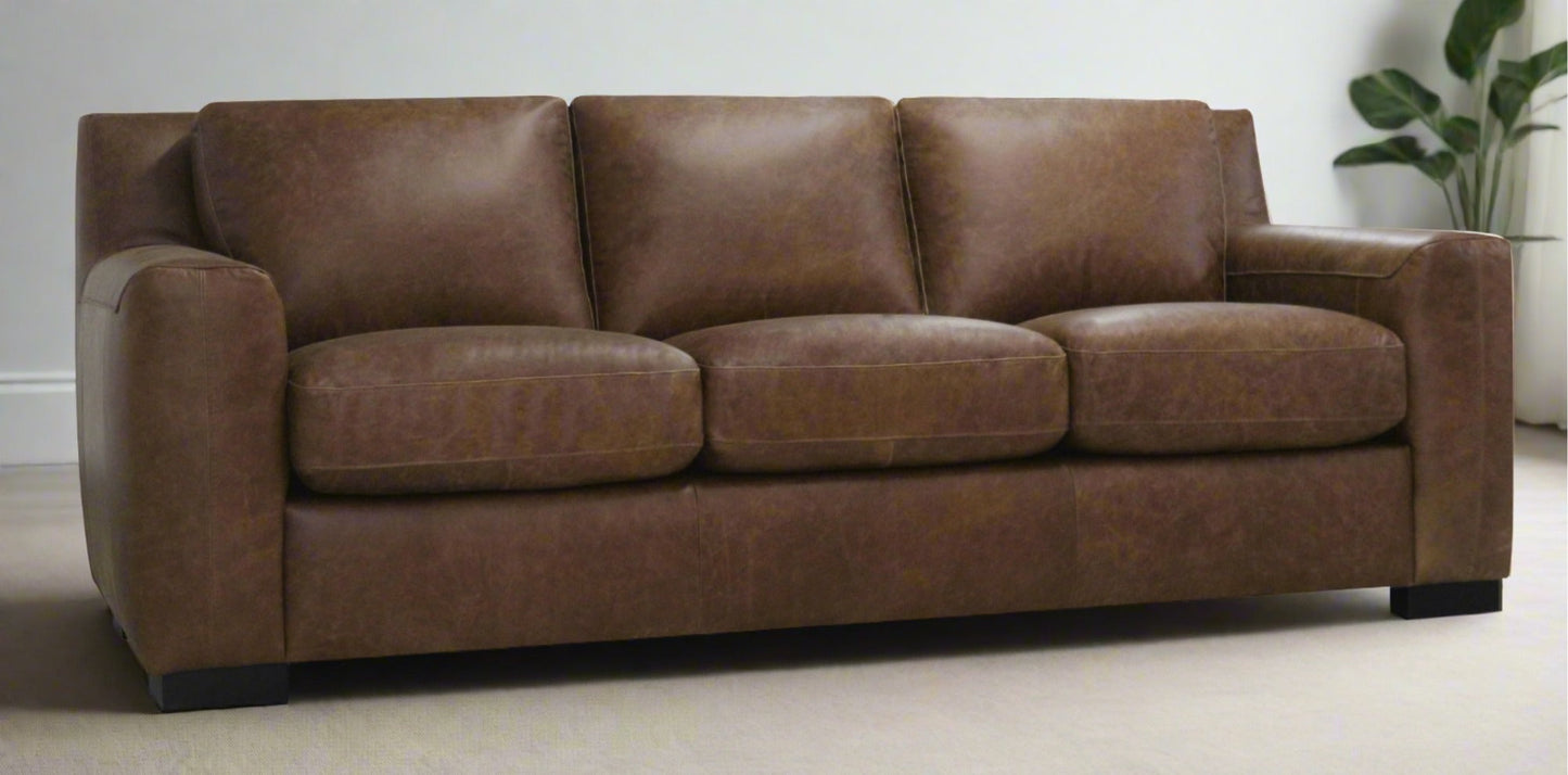 HLHF Nora Leather Sofa Living Furniture Store Burlington Ontario Near Me 