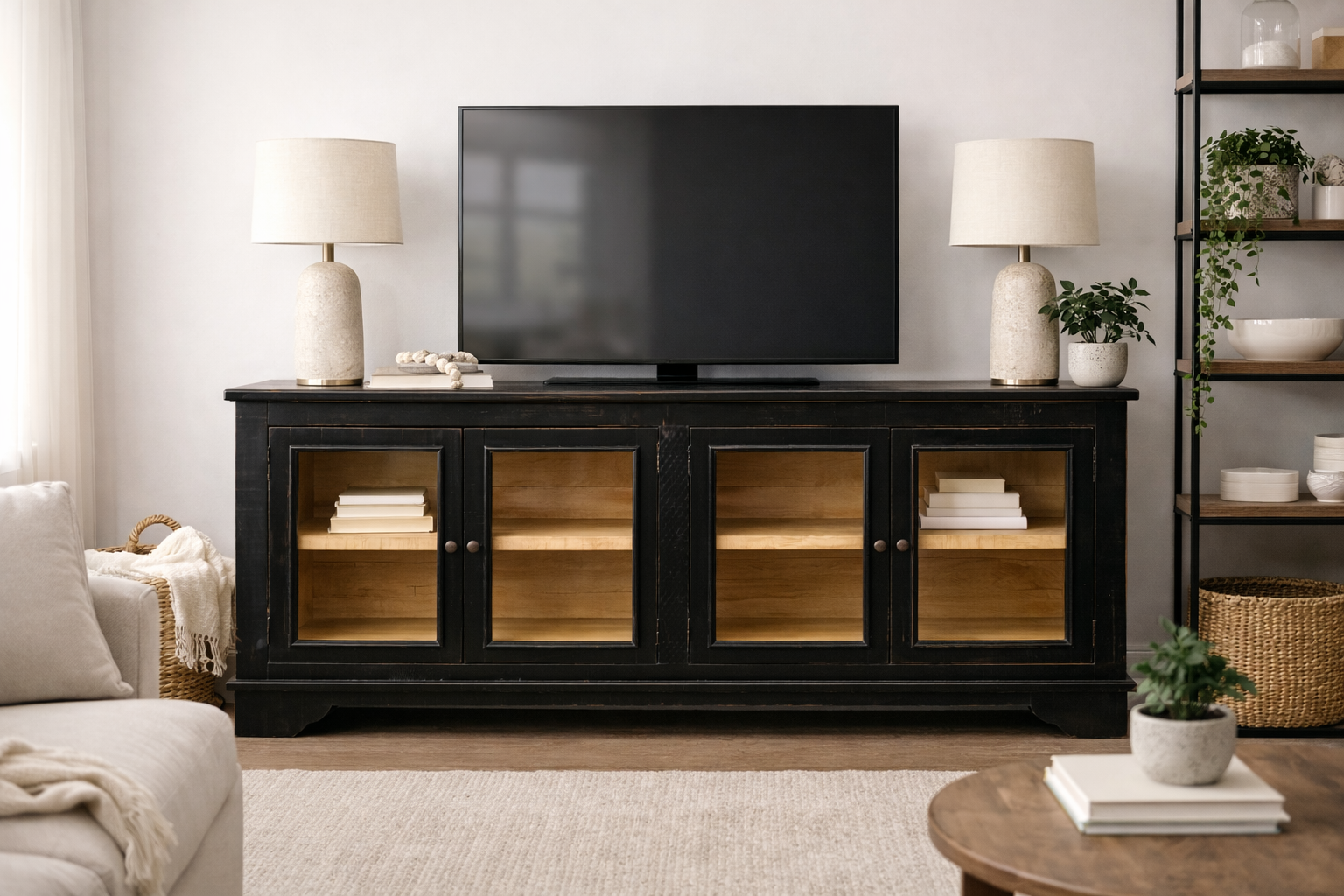 HLHF Jenna Sideboard - Black New Arrivals, Sideboards & Buffets Furniture Store Burlington Ontario Near Me 