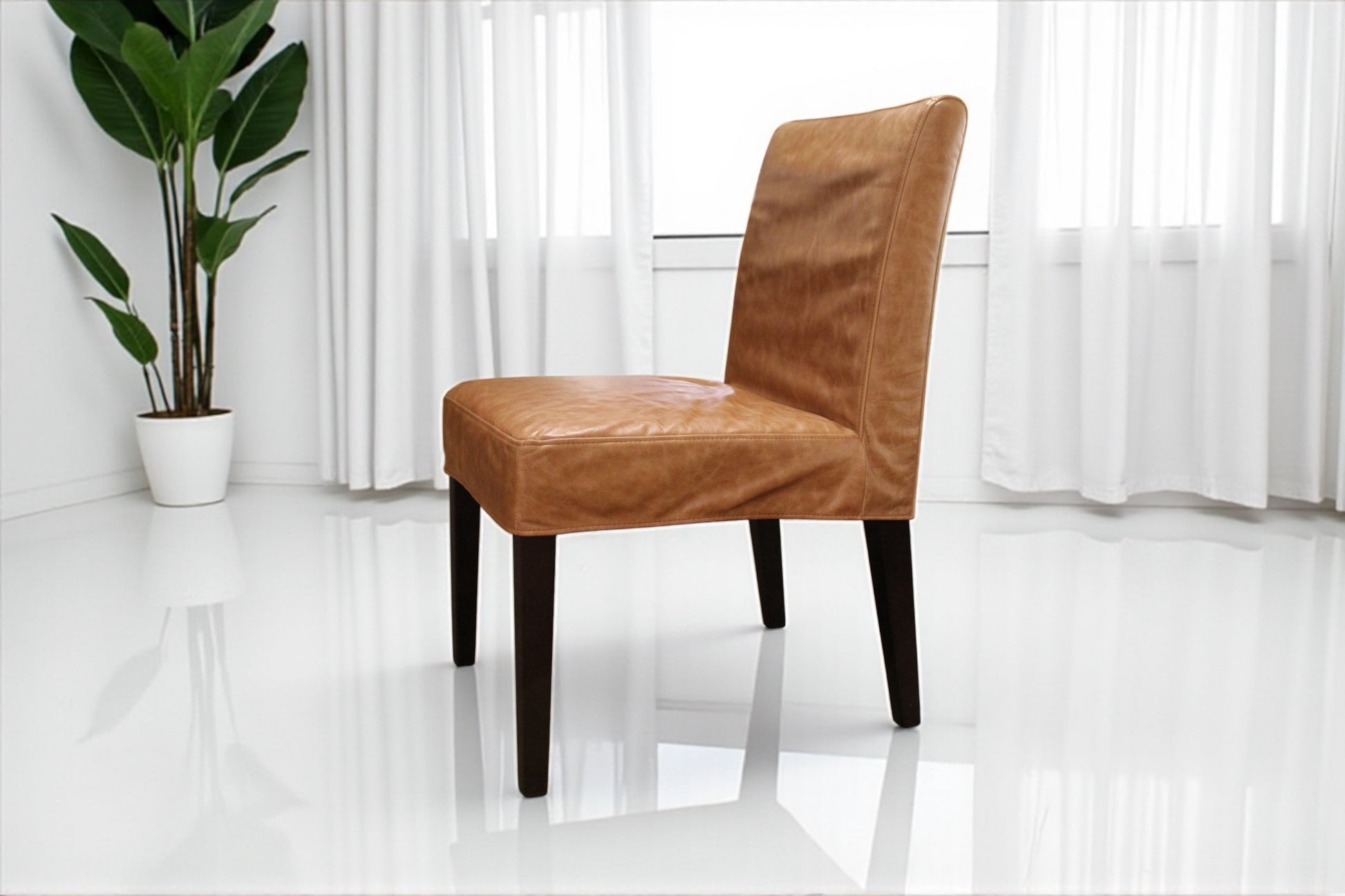 HLHF Leather Slip Dining Chair Dining Furniture Store Burlington Ontario Near Me 