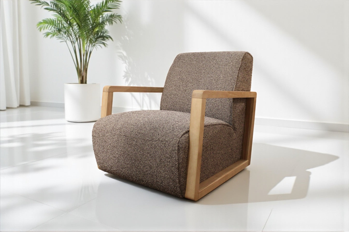 HLHF Turner Fabric Swivel Chair Accent Chairs, Living Furniture Store Burlington Ontario Near Me 