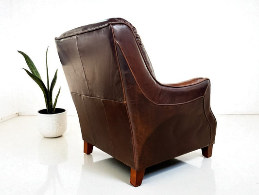 HLHF Sandcherry Leather Chair Accent Chairs, Living, Sale Furniture Store Burlington Ontario Near Me 