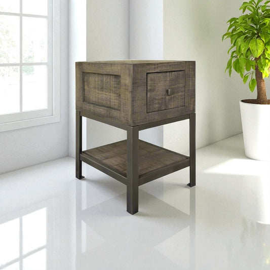 HLHF Urban Grey Chairside Table Living, Occasional Furniture Store Burlington Ontario Near Me 