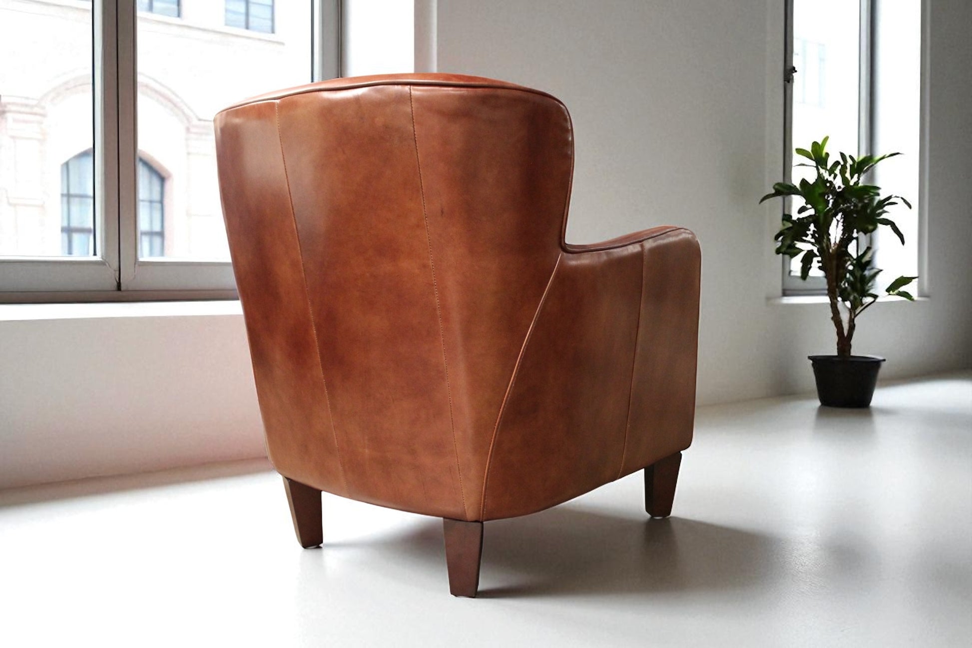 HLHF 7710-10 Loft Leather Chair Accent Chairs, Living Furniture Store Burlington Ontario Near Me 