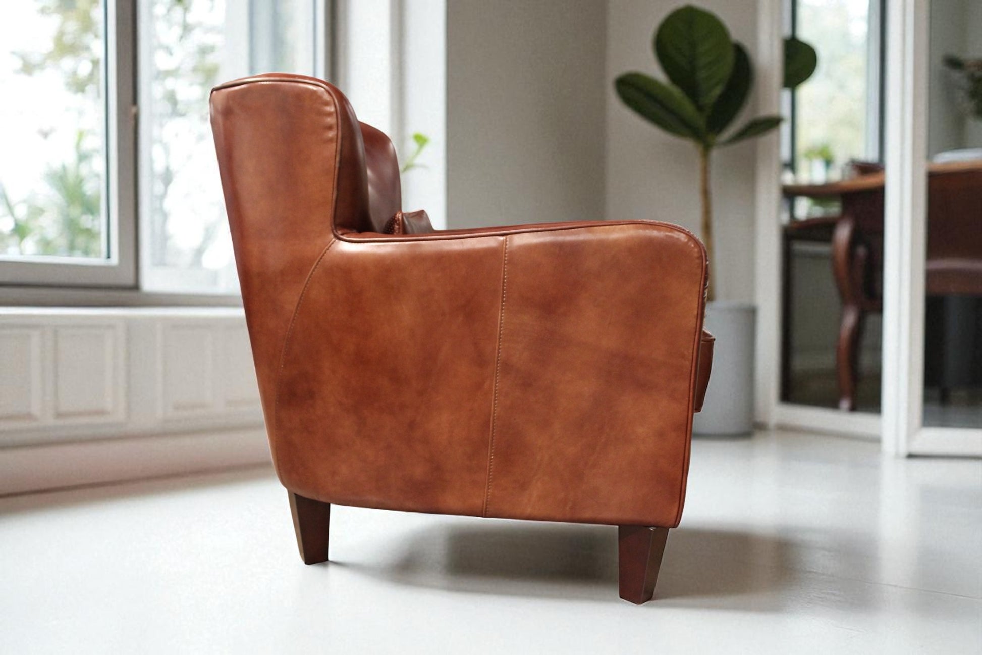 HLHF 7710-10 Loft Leather Chair Accent Chairs, Living Furniture Store Burlington Ontario Near Me 
