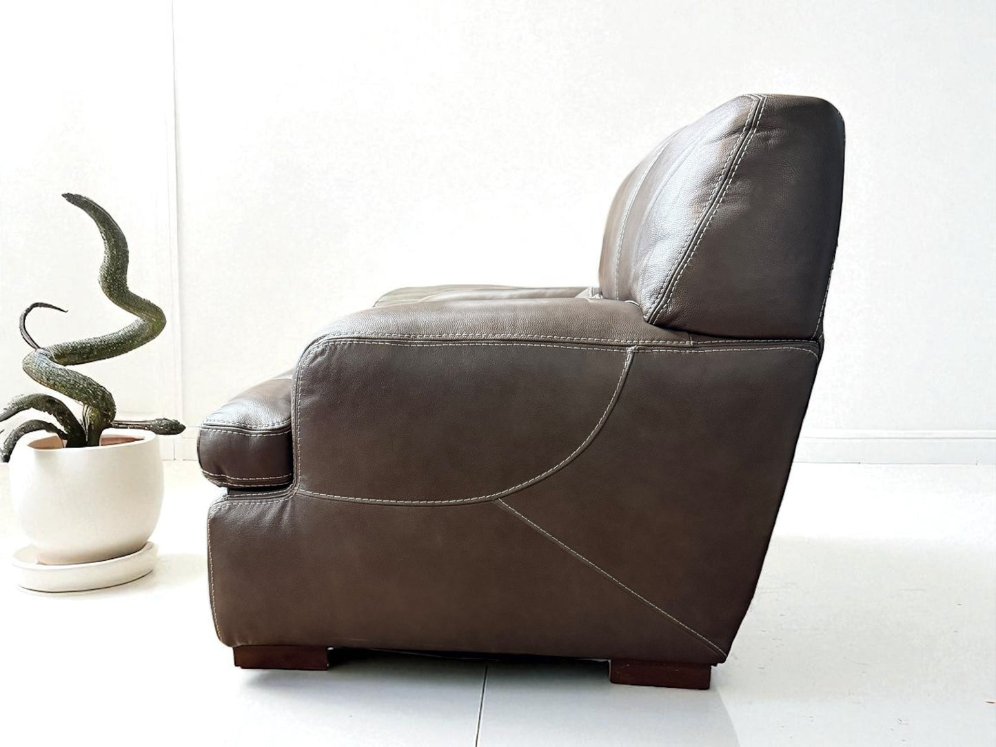 HLHF Fieri Smoke Leather Chair Accent Chairs, Living, Sale Furniture Store Burlington Ontario Near Me 