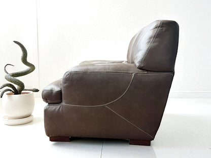 HLHF Fieri Smoke Leather Chair Accent Chairs, Living, Sale Furniture Store Burlington Ontario Near Me 