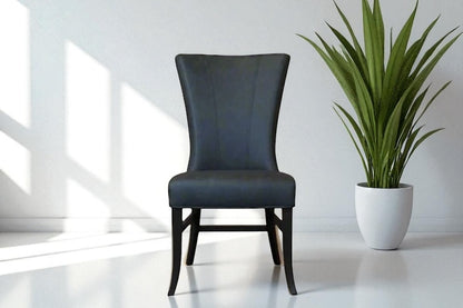HLHF Y555 Klyde 55 Coated Fabric Dining Chair - Charcoal Dining Furniture Store Burlington Ontario Near Me 