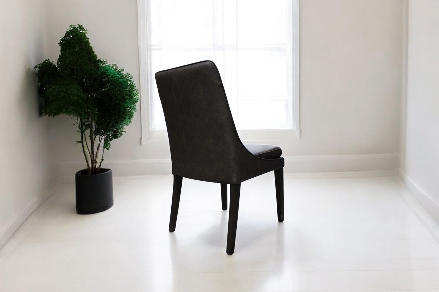 HLHF 1229 Coated Fabric Dining Chair - Brown Dining Furniture Store Burlington Ontario Near Me 