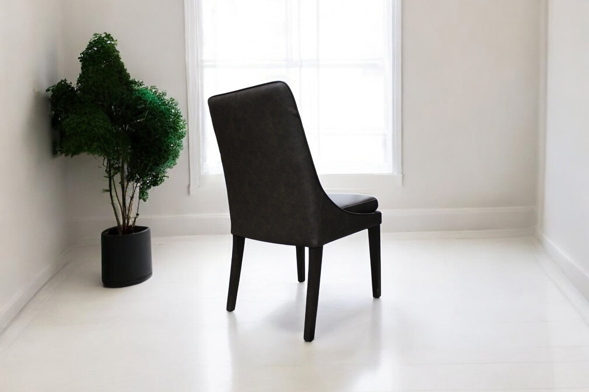 HLHF 1229 Coated Fabric Dining Chair - Brown Dining Furniture Store Burlington Ontario Near Me 