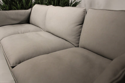 HLHF Istanbul Grey Leather Sofa Living Furniture Store Burlington Ontario Near Me 