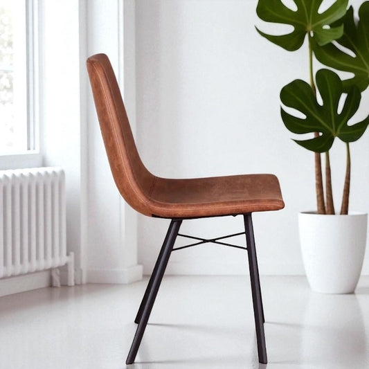 HLHF Sam Dining Chair - Trapper Brown Dining Furniture Store Burlington Ontario Near Me 