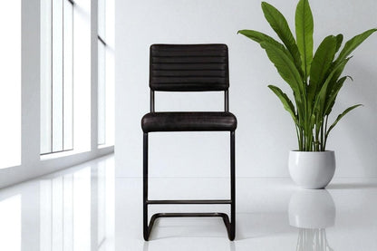 HLHF Dover Leather Stool Stools & Bars Furniture Store Burlington Ontario Near Me 