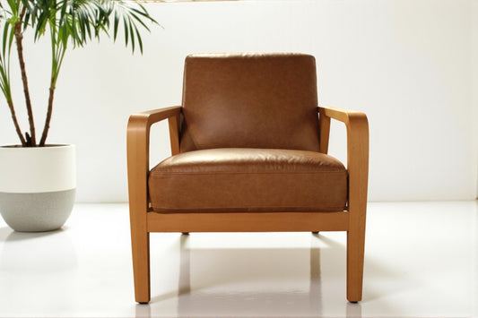 HLHF A1067 Edge Leather Accent Chair Accent Chairs, Living Furniture Store Burlington Ontario Near Me 