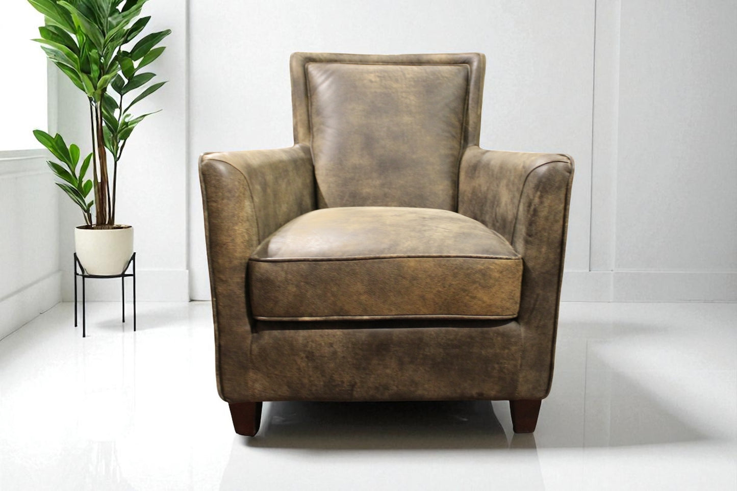 HLHF Bonanza Dark Brown Chair Accent Chairs, Living Furniture Store Burlington Ontario Near Me 