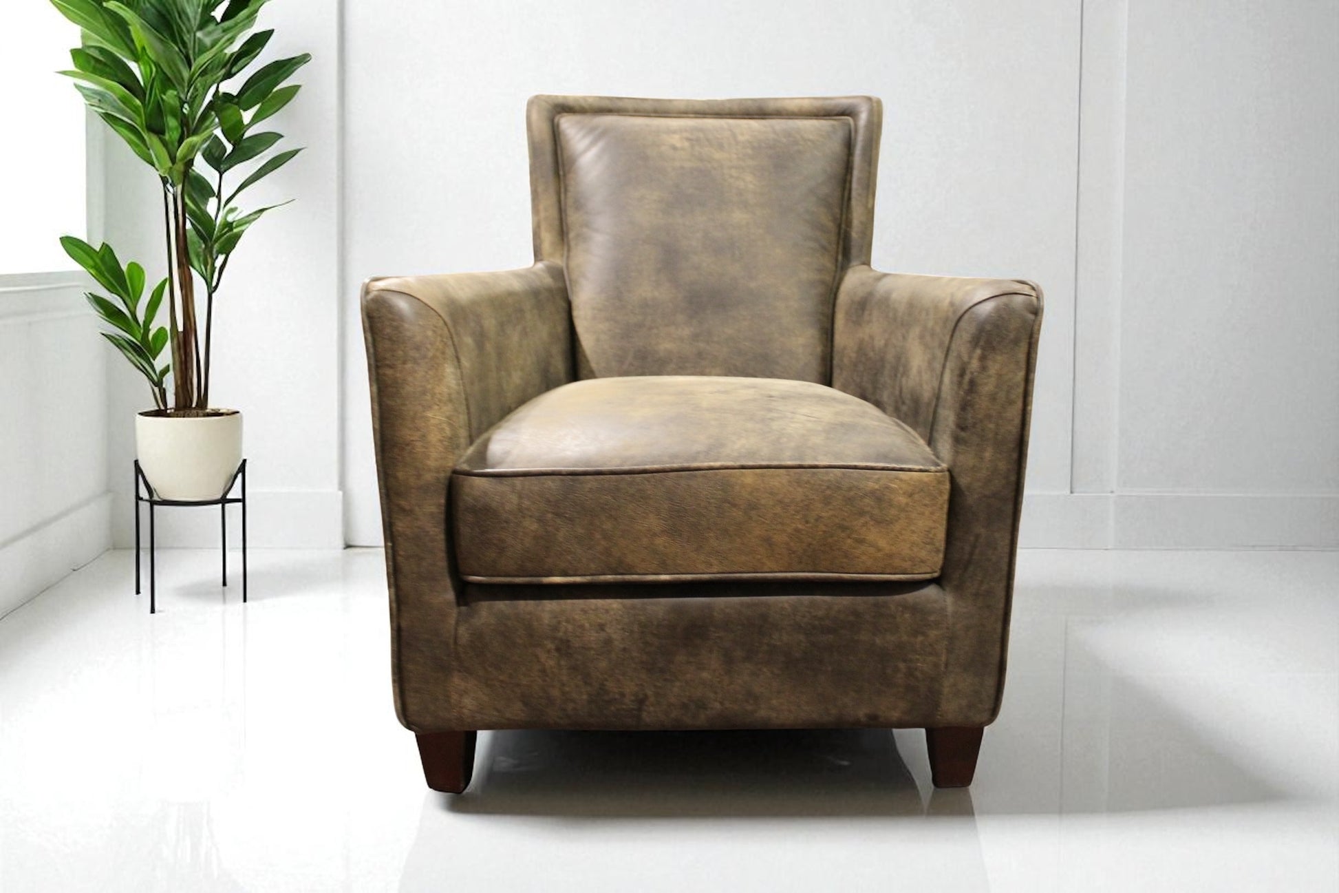 HLHF Bonanza Dark Brown Chair Accent Chairs, Living Furniture Store Burlington Ontario Near Me 